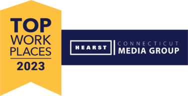 Top Work Places 2023 badge - Hearst Connecticut Media